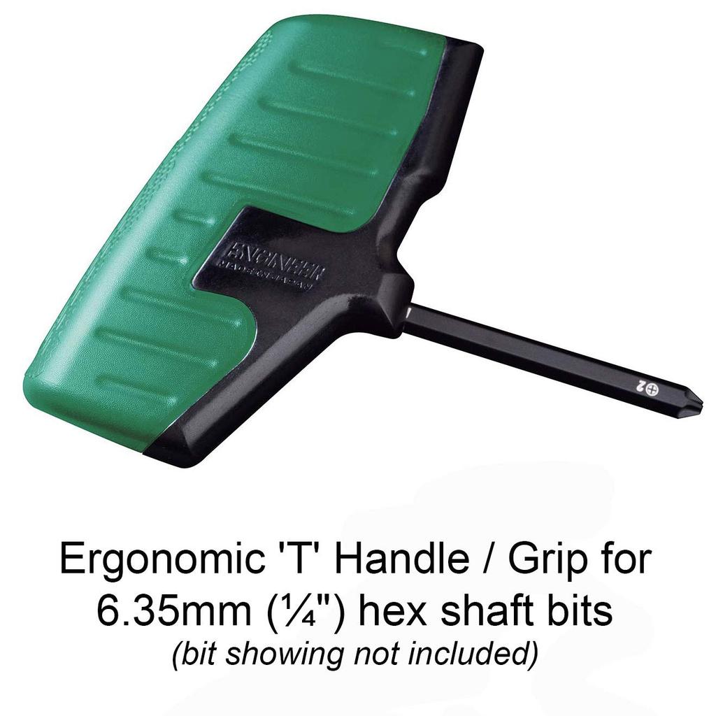 ENGINEER Engineer Screw Zaurus Bazooka Grip Hexagonal Shaft Opposite Width Green (Supports 6.35mm) DBZ-50G