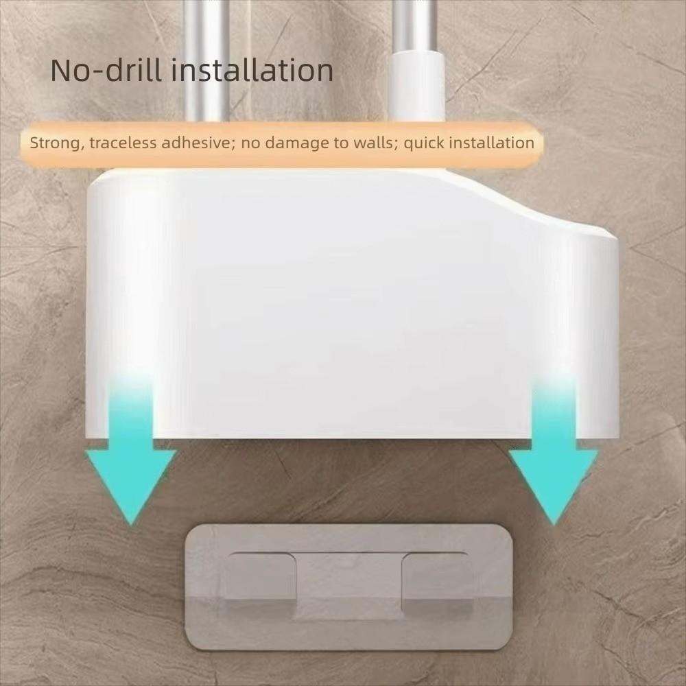 Wall Mounted Bathroom Toilet Brush Long Handle Bathroom Cleaning Brushes Gap Cleaning