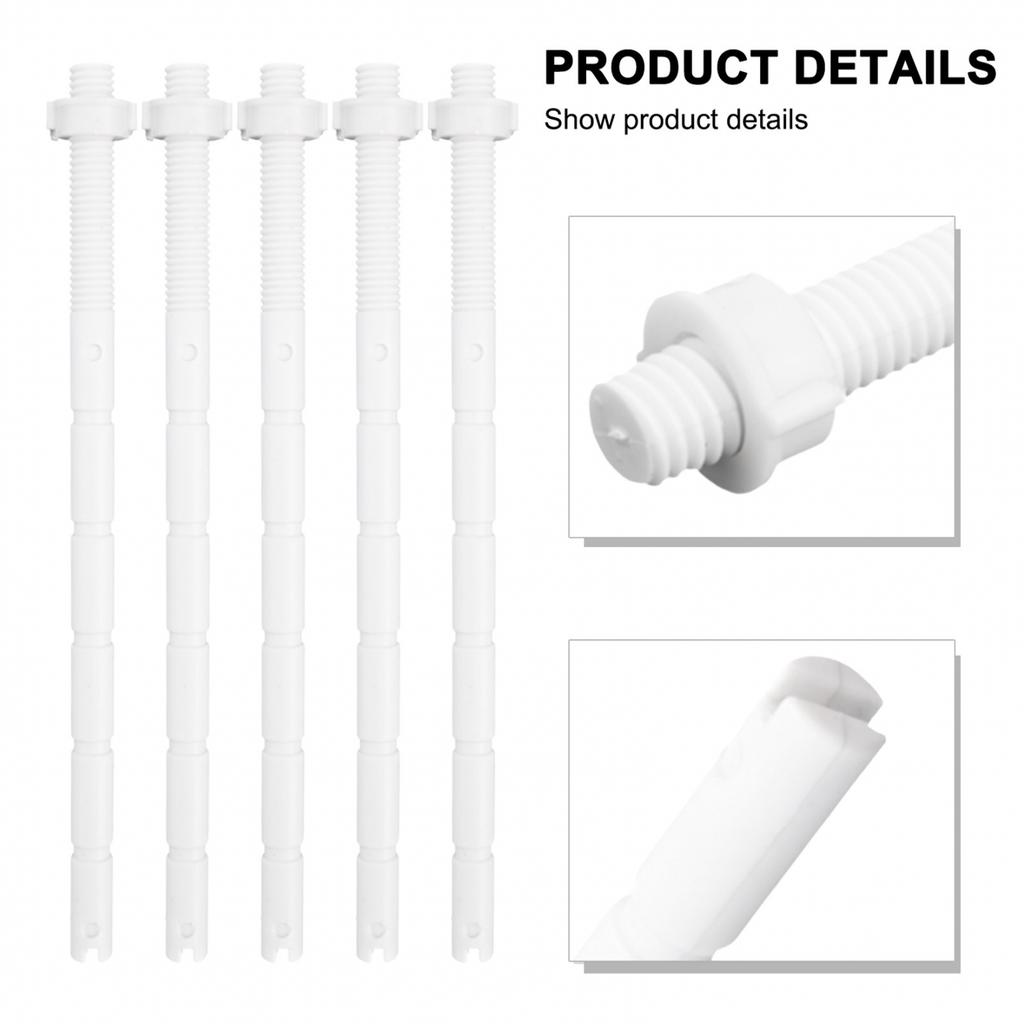 Adjustable Bathroom Toilet Flush Button Rod with Convenient Replacement