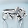 Novel Cat Design Open Ring - Stylish Women's Jewelry