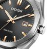 Citizen მამაკაცის BM7620-83E ( საათი CITIZEN COLLECTION მზის ენერგიაზე მომუშავე Eco-Drive) მრგვალი საათი უჟანგავი
