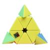 Cub magic de viteză Meilong 3x3 Piramidă fără autocolante Jucărie de cadou educațional pentru copii