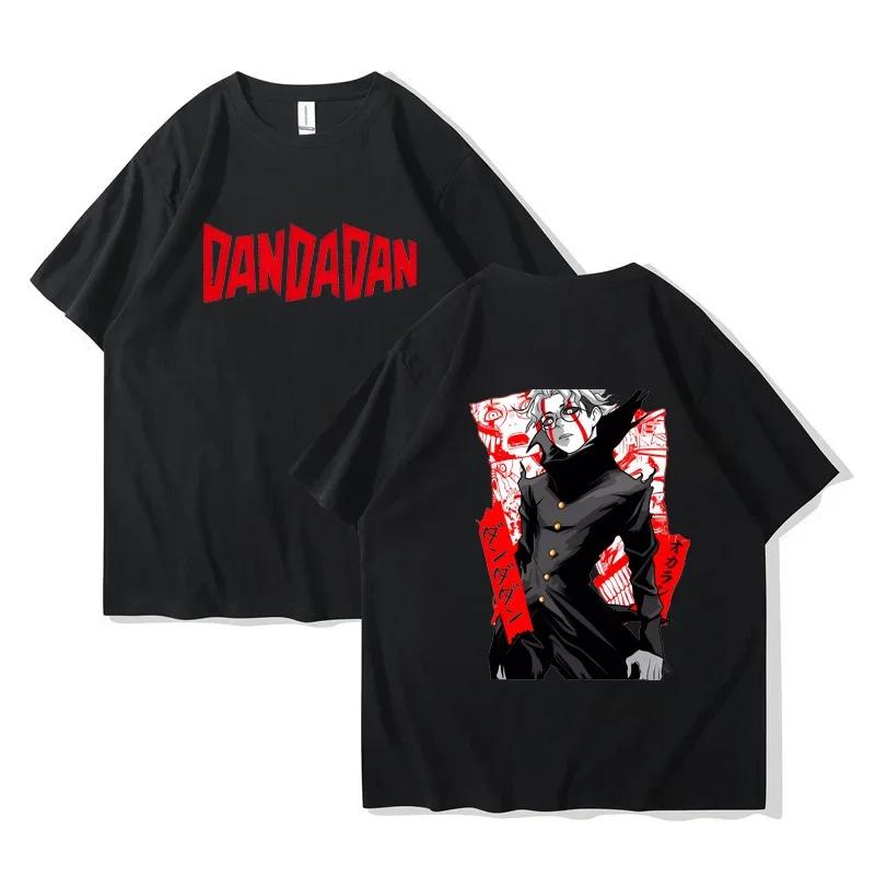 Dandadan Okarun Men Women Breathable Classic 2000s University Pastel T Shirt Korean Clothes Aesthetic Hip Hop Pastel