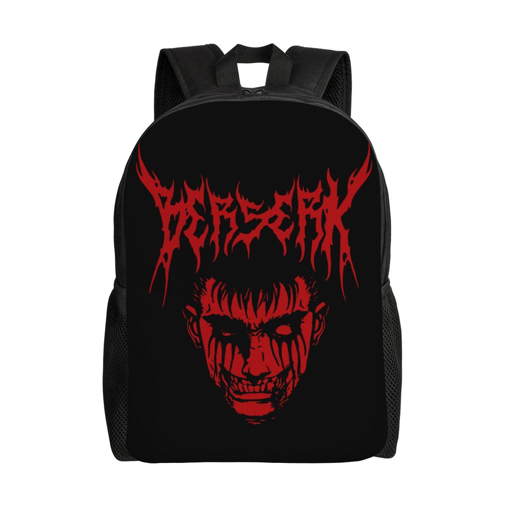 Custom B-Berserks Travel Backpack Men Women School Computer Bookbag Japanese Manga Cartoon Anime College Student Daypack Bags