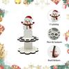 10 Holes Money Dispenser Wooden Xmas Gift Snowman Christmas Cash Holder  Festive Occasions
