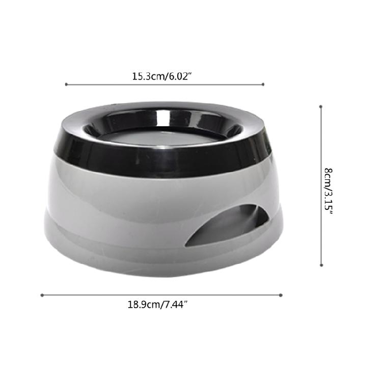 Dog Water Bowl No-Spill 25oz Slow Water Feeders for Dogs Cats Car Travel