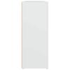 Vidaxl Cabinet, White, 91X29.5X75 Cm, Wood-Based Material
