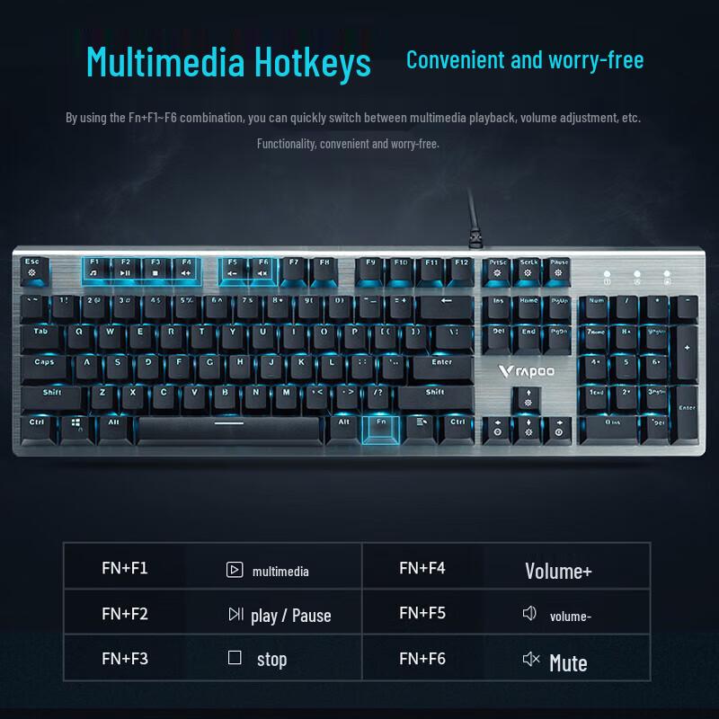 Rapoo V530 Mechanical Keyboard