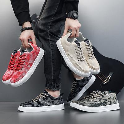 New Men's Comfortable Outdoor Sports Shoes Mesh Shoes Breathable Canvas Board Shoes Cloth Shoes Casual Shoes Basic Versatility