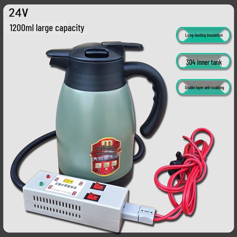 Dual-Use Vehicle and Home Smart Electric Kettle