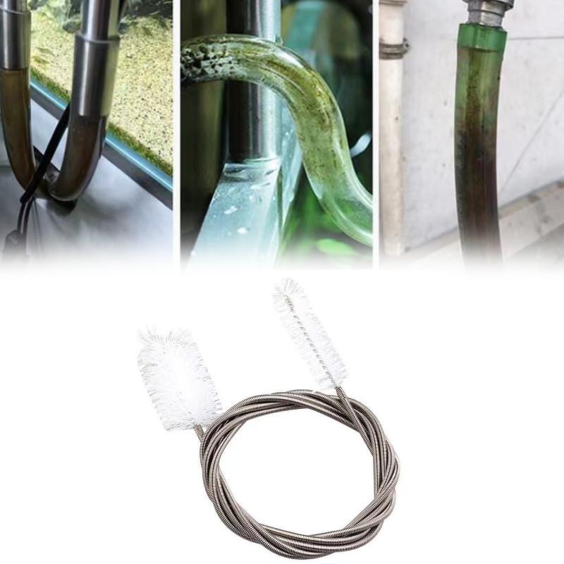 200cm 90 Long Pipe Cleaner Flexible Pipe Nylon Cleaning Brush Fish Tank Bath