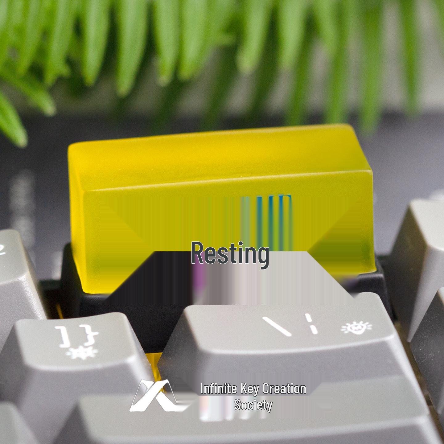 

Hong Kong Style Custom Resin Keycaps: Light Box for Off-Duty/Resting Emergency Workers - DIY Mechanical 2U