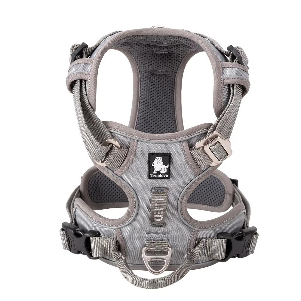 Winhyepet Chaleco para Mascotas Reflectante Luz Acolchado de Nailon Arnés para Perro de Entrenamiento Ropa Protectora Para Perro Pequeño Mediano Grande Arnés