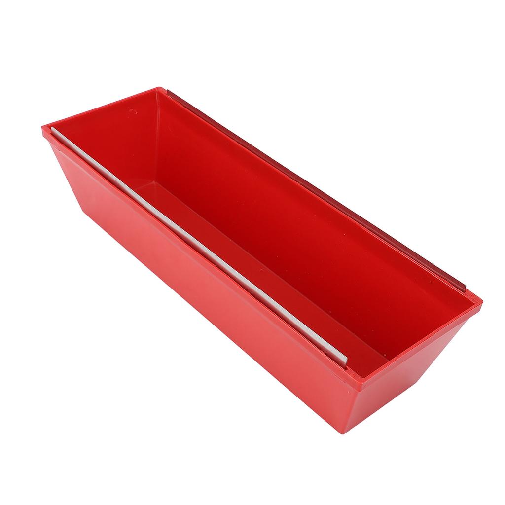 14 Inch  Mud Pan with Sheared Edges ABS Plastic Plastering Mud Tray for Mixing Cement Mortar Putty Paint Plastic Mud Pan