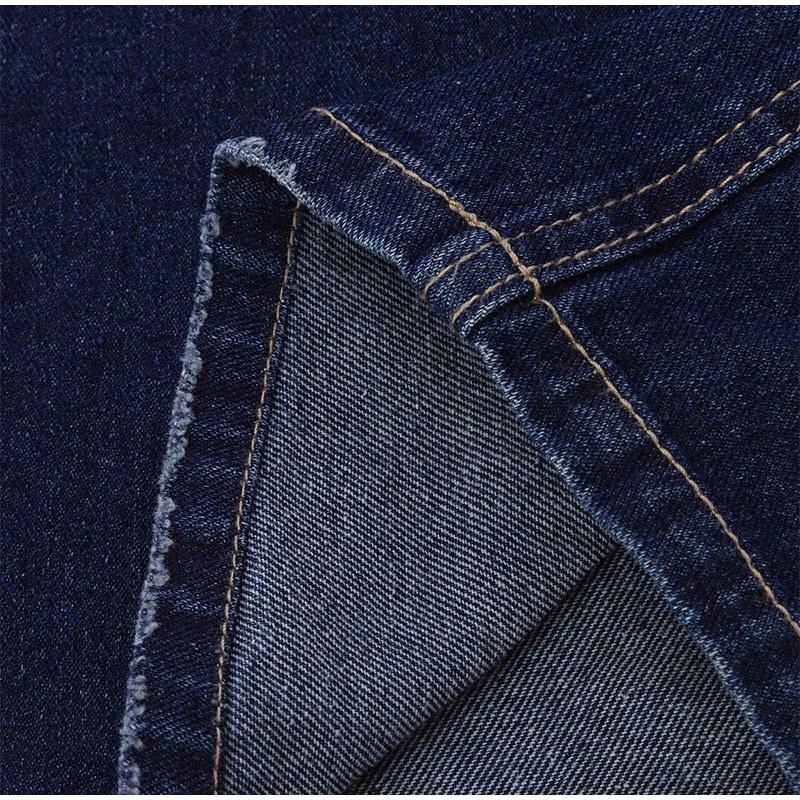 Damen Loch Jeans Vintage Ripped Denim Straight Pants 2025 Streetwear Bodenlang Mittlere Taille Gewaschen Distressed Damen Hose