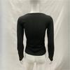 European and American Gothic fashion printed street slimming sexy long sleeved top
