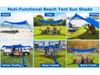 Portable Outdoor Sunshade Canopy: Beach Tent & Cooling Shelter for Camping & Fishing