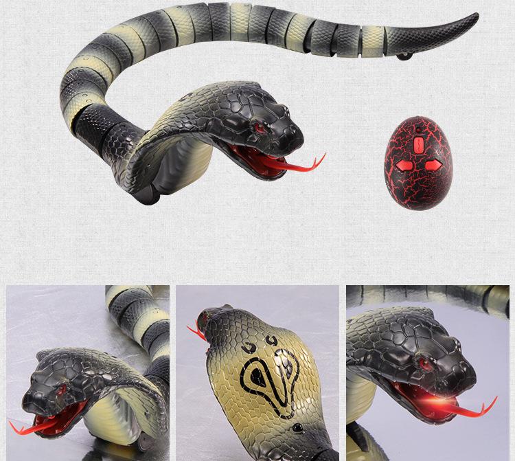 Realistic Remote Control Rattlesnake Toy: King Cobra Experience