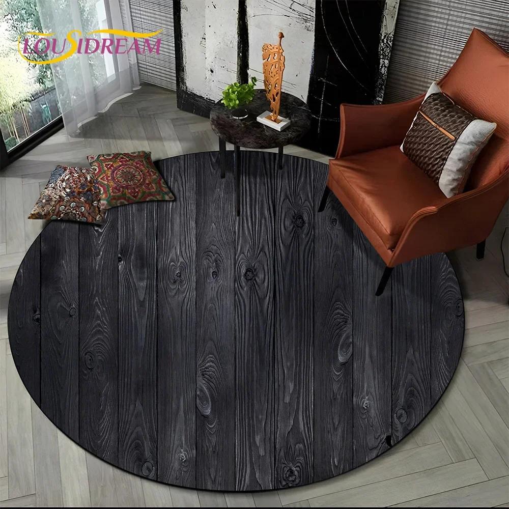 Latest 3D Color Wood Grain Lines Round Area Rug,Carpet Rug for Living Room Bedroom Sofa Child Playroom Decor,pet Non-slip Gift