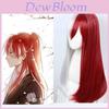 My Hero Academia Cosplay-Perücke für Todoroki- und Bakugo-Fans, 65 cm lang, rot-weiß