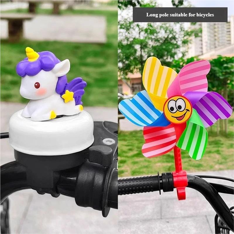 Unicorn Children's Bicycle Bell Super Loud Universal Cute Cartoon Balance Bike Bicycle Skateboard Horn Super Loud