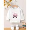 Kids Sweatshirt Unique and Innovative Printed Pattern, Comfortable and Simple Spring and Autumn Baby Thin Versatile Round Neck Hoodie