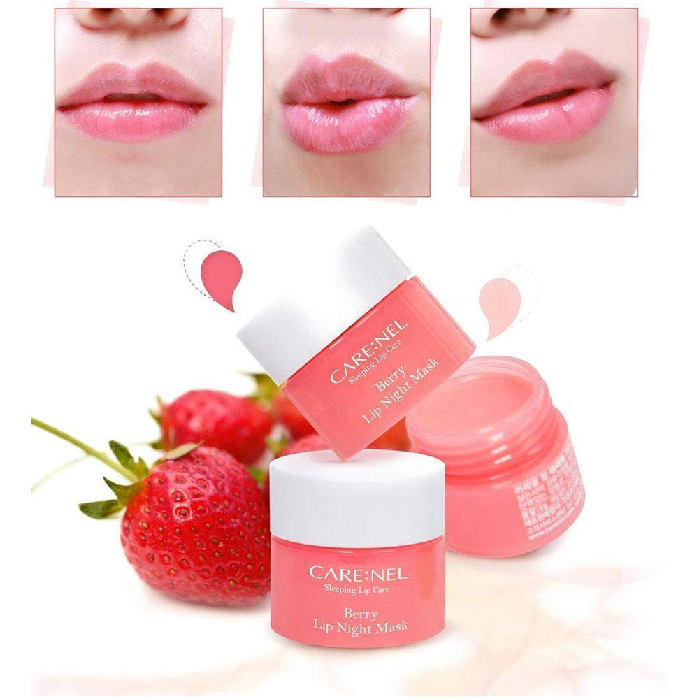 CARENEL Berry Lip Night Mask 5g X 3 Color Lipstick, Lip Cream, Lip Care, Lip Sleeping Mask Korea Cosmetics