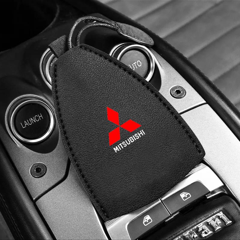 Car Key Chain Storage Bag Split Car Key Case Key Case For Mitsubishi Lancer 9 Ex Evo ASX L200 Colt Pajero Sport