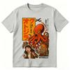 Octozilla Dotonbori Drunken Octopus Funny Horror T Shirts Men's Women Cotton Short Sleeve T-Shirts Streetwear