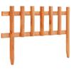 Lawn Edging Set 10 pcs Spruce Wood 4.4 m Total Length