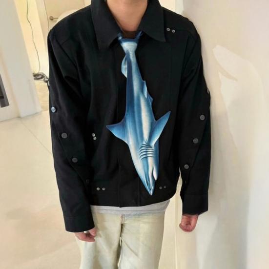 Men Shirt Tie 3D Fish Monkey Design Velvet Necktie Animal Bow Tie Neckwear Realistic Texture Versatile Style Necktie