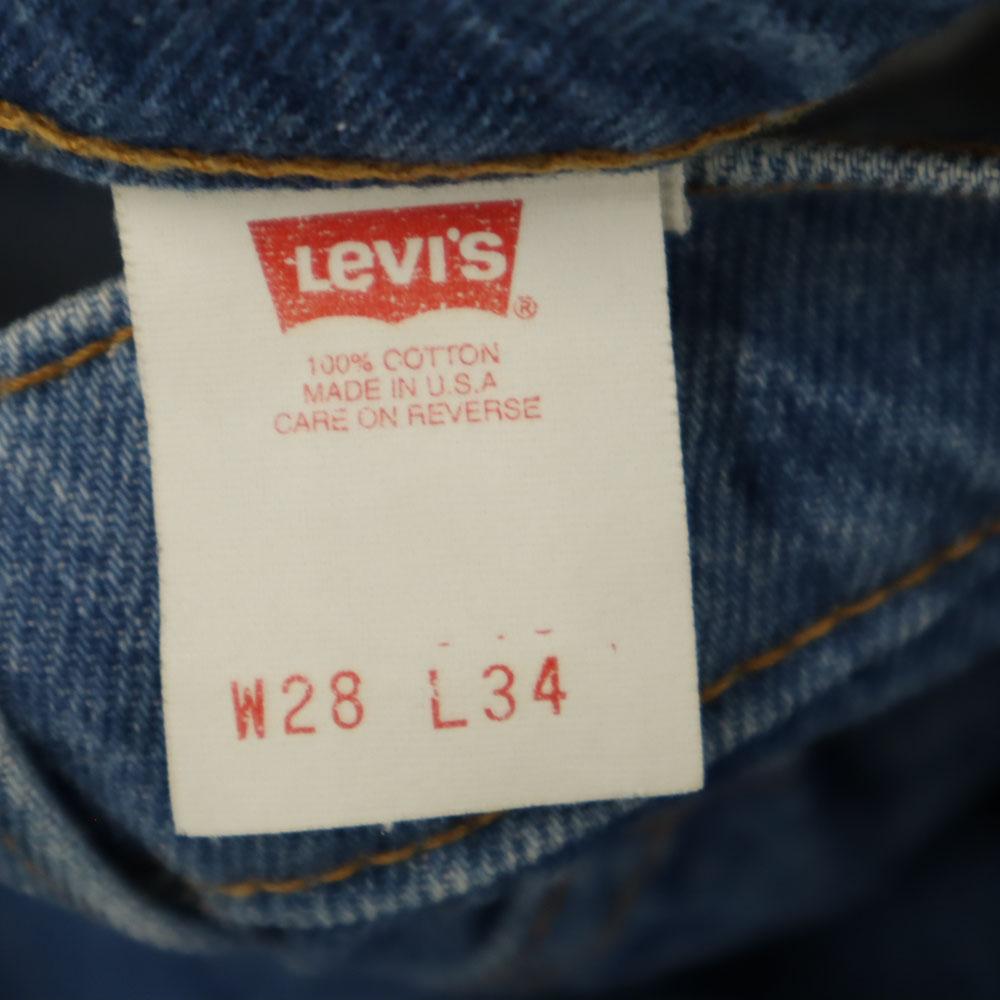 Levi's 90s 520 Made in USA Old Denim pants W28 Blue jeans Men's Used