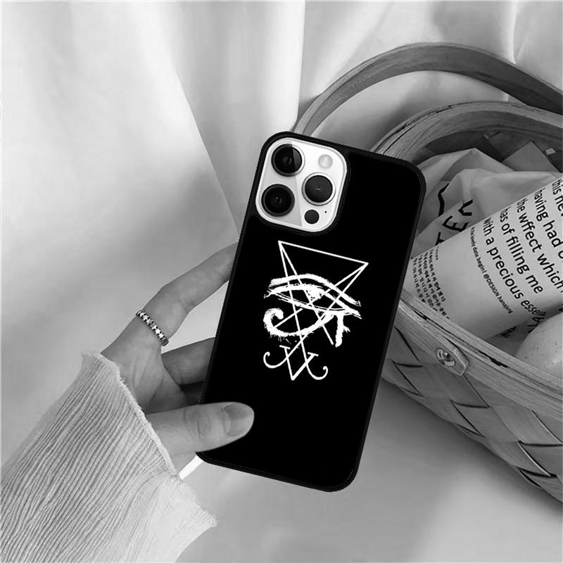 Sigil of Lucifer Phone Case For iPhone 17 Air 16 15 14 11 12 13 Pro  MAX Plus coque Cover Shell