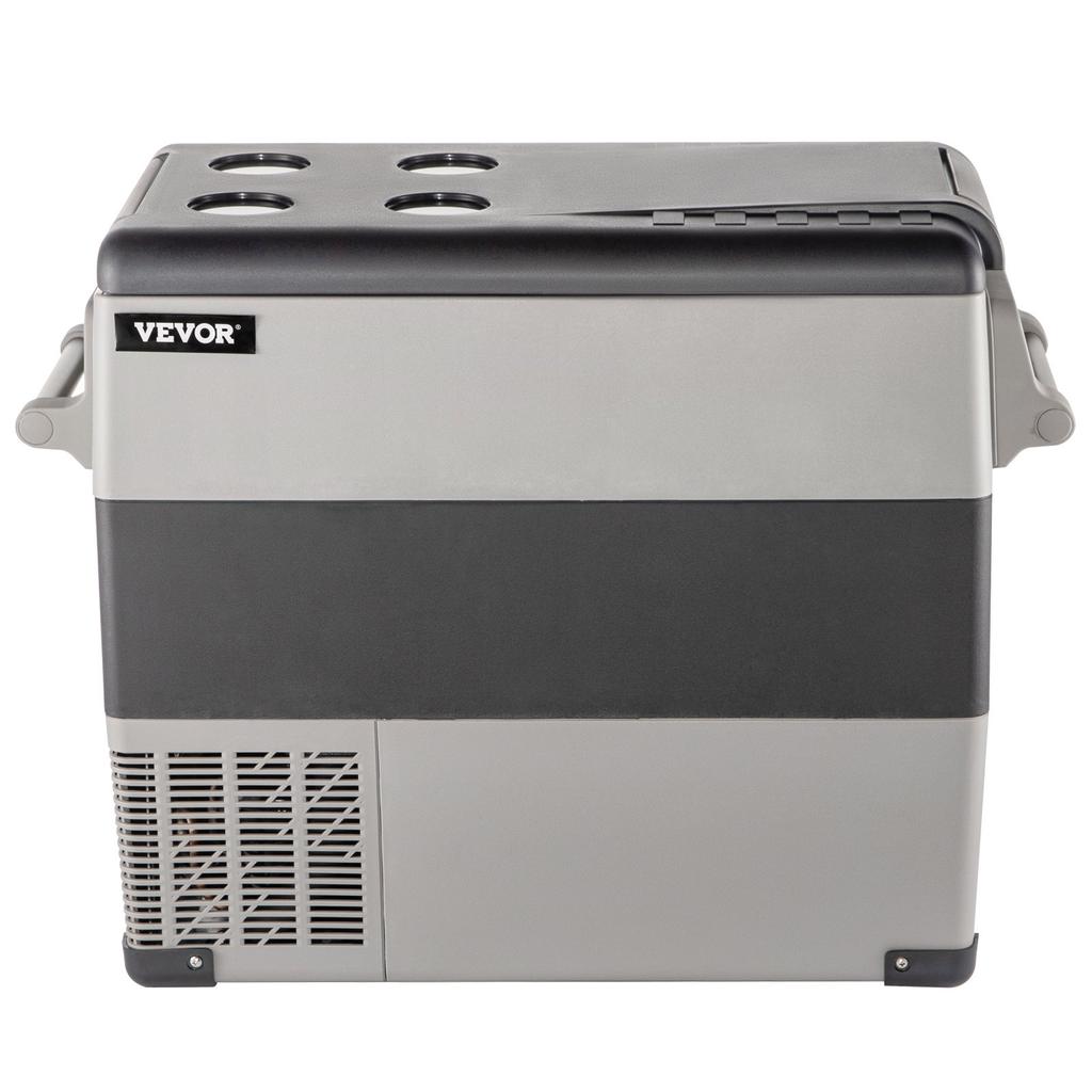 VEVOR Portable Cool Box 55L Car Fridge 220 V Mini Fridge Electric Freezer Box Small Freezer for Car Camping Truck Boat