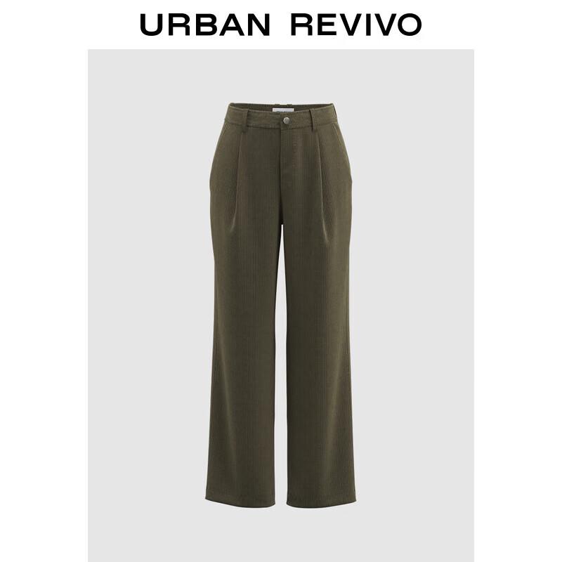 

UR Women s High-Waist Straight-Leg Pleated Pants M