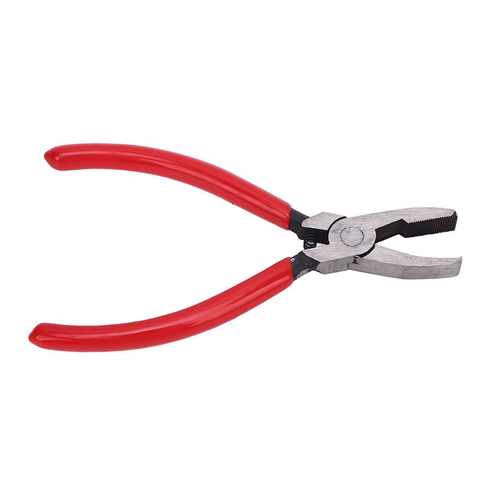 Breaker Grozer Pliers Flat Nose Teeth Design Multifunctional Glass Breaking and Grozing Pliers for