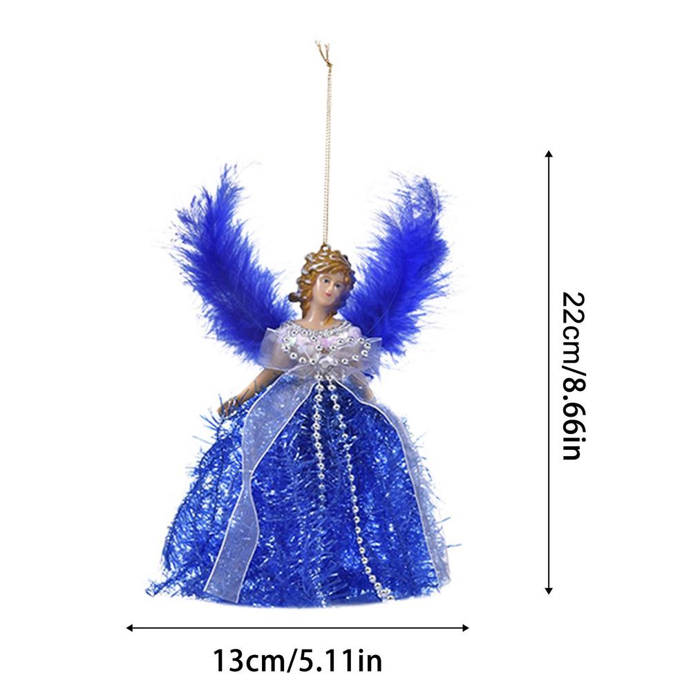 Angel Pendant Christmas Home Decoration Doll Lightweight Lovely Interesting Toys Ideal Gift Toddler Kids Christmas Tree Decor