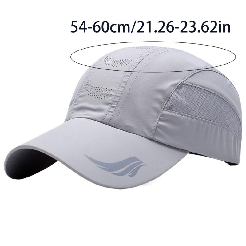 Thin Mesh Hat Breathable Visor Hat Sport Baseball Hat for Women Man Quick Drying Sun Protective Hat Spring Fishing Hat