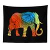 Home Decor Indian Ethnic Tapestry Hanging Elephant Digital Printing Tapestry Living Room Background Cloth Beach Towel