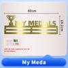 Factory Direct Custom Large Wall Hanger Metal Medal Display Rack for Bulk Medals & Awards Storage