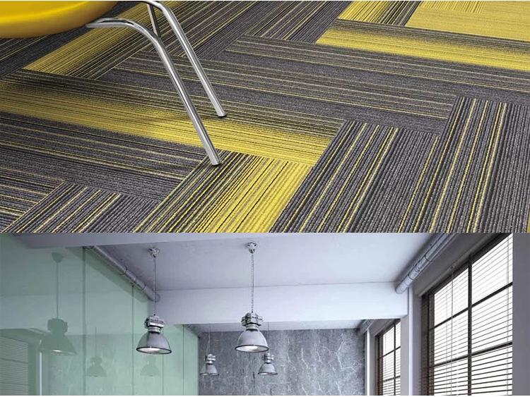 Rechteckiger Teppich für große Gewerbeflächen