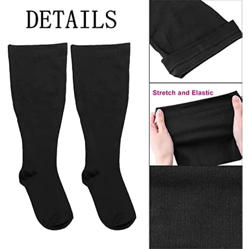 Nadměrná velikost 7XL Extra široké ponožky Podkolenky Ponožka na sádru k vycházkové obuvi Lymfedém
