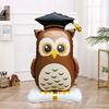 1Pcs 150cm Large Stand Graduation Brown Yellow Owl Doctor Balloons Graduation Party Decorations Balloon