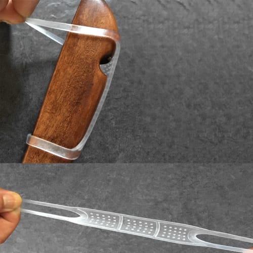 Shuimus Strong Anti-Slip Stickers for Hangers, Transparent Silicone, 100-Pack