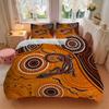 Aboriginal Art Print 3Pcs Bedding Setduvet Cover With 2 Bedropillowcase Home Birthday Gift