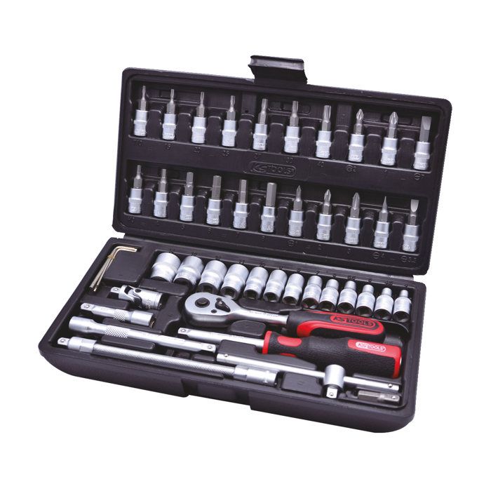 Jeu de clé à douilles - KS Tools - CLASSIC 917.0648 - 48 pièces - Chrome Vanadium - Coffret robuste
