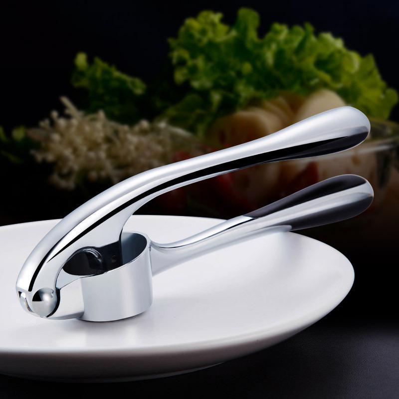 Professional Kitchen Garlic Press Heavy Crush Garlic Soft-Handled Easy To Clean and Highly Durable