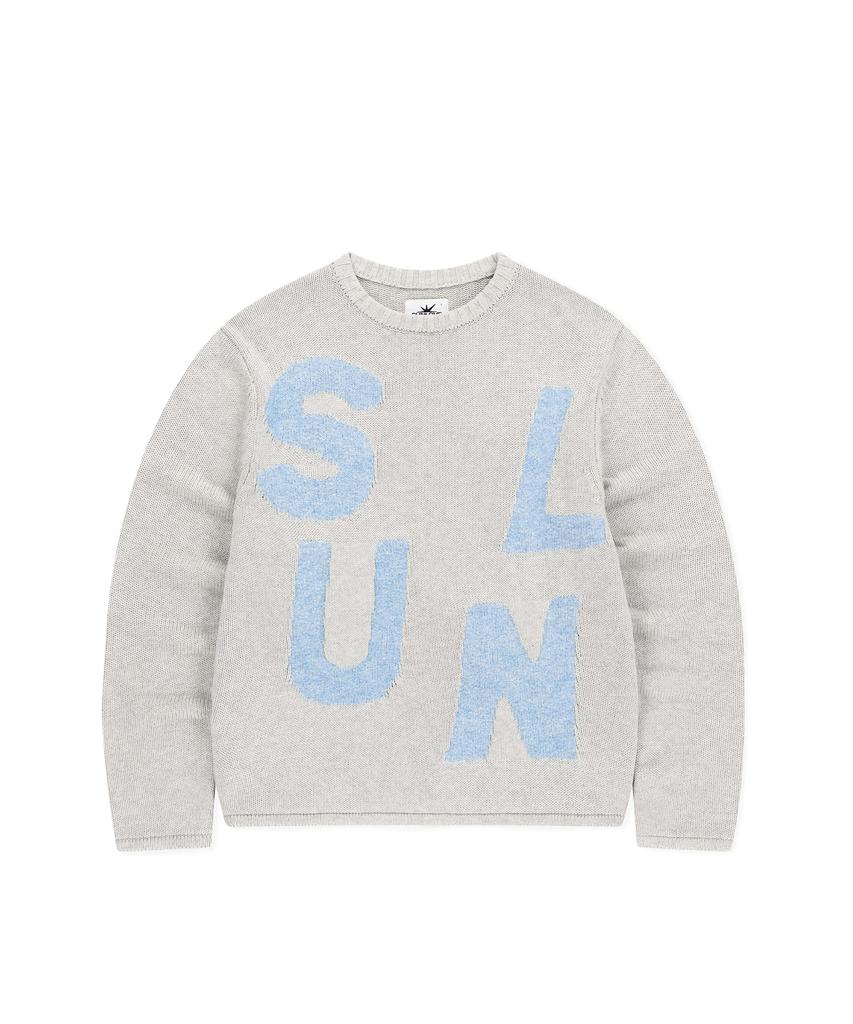 Sun Love Capital Crewneck Knit Heather Ivory
