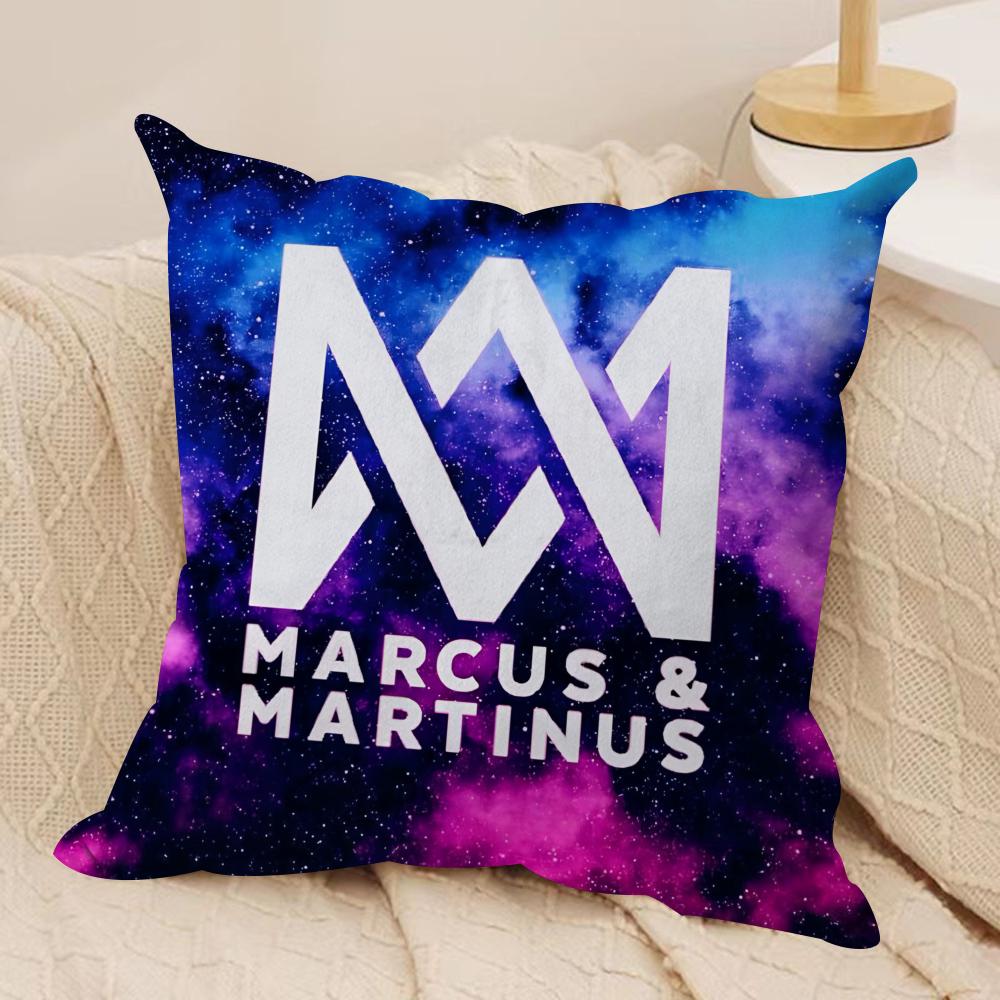 MMarcus and MMartinus Cushion Cover Soft Plush Throw Pillow Cover  DoubleSided Printed Cushion Case  Cozy Sofa  Home Decor