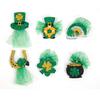StPatrick Day Decorative Hair Clip LuckyClovers Hairhoop Festive Party Hair Pins